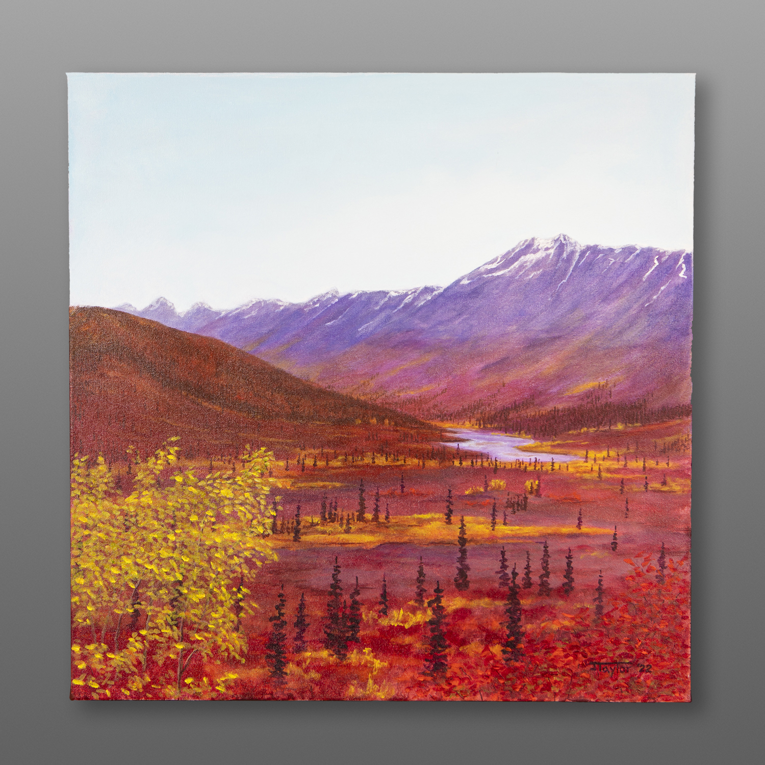 Northern September
Jean Taylor
Tlingit
Acrylic on canvas
24" x 24" x  1½”
$1450