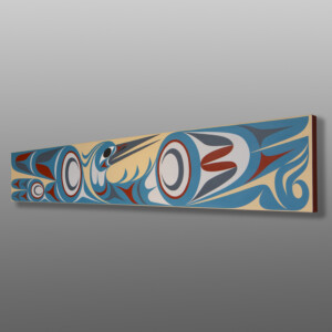 Great Blue Heron
Maynard Johnny Jr
Coast Salish
Acrylic on canvas
60" x 12"
$5100