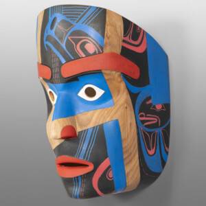 Visions Collide Mask
Roger Smith & KC Hall
Haida & HeiltsukRed cedar, paint
8" x 11¼" x 7"