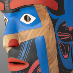Visions Collide Mask
Roger Smith & KC Hall
Haida & HeiltsukRed cedar, paint
8" x 11¼" x 7"