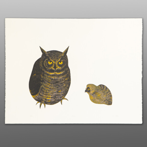 Owl
R. Lark
Inuit
Serigraph
26" x 20"