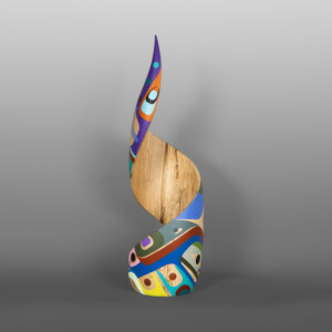 Joy
Steve Smith - Dla'kwagila
Oweekeno
Turned maple, paint
21” 6¾” x 6¾"
$6800