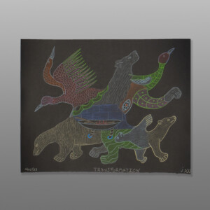 Transformation
Cee Pootoogook
Inuit
Colored pencil on paper
13" x 10"
$500CD 178-0355