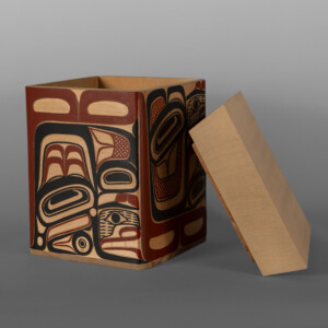 Elements Bentwood Box
David A Boxley
Tsimshian
Red cedar, paint
12½" x 10" x 10"
$4000