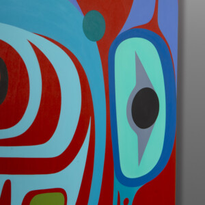 Heron's Charm
Steve Smith - Dla'kwagila
OweekenoAcrylic on birch panel
48" x 20"$4400