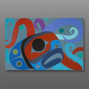 Contentment (Octopus)Steve Smith - Dla'kwagila
OweekenoAcrylic on birch panel
36" x 24"$4400