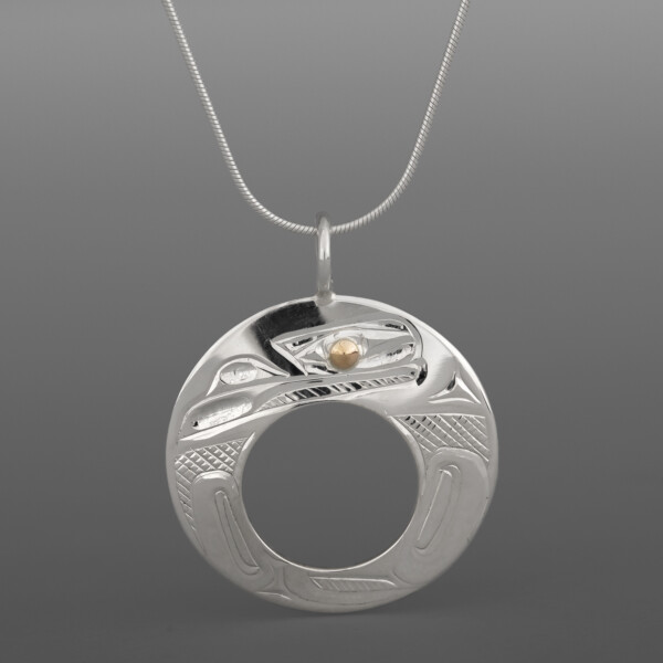 Salmon Cedar Pendant C Hunt