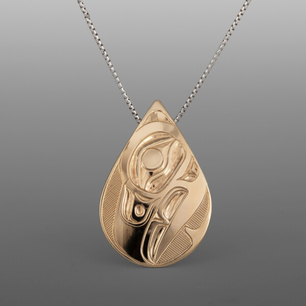 Eagle Teardrop Pend Landon Gunn 14k