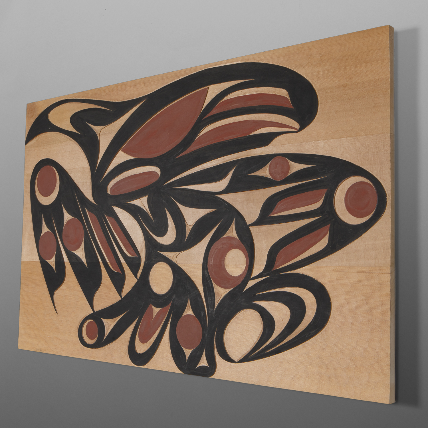 Mountain Blue Jay Panel
Andy Peterson
Coast Salish
Red cedar, paint
32” x 20”
$1,600