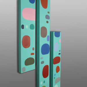 Essential Happiness
Steve Smith - Dla'kwagila
Oweekeno
Acrylic on birch panel, triptych
3,600