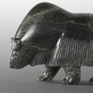 Great Muskox
Noah Jaw
Inuit
Serpentine
8” x 4 ½” x 3”
$1200
