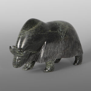 Great Muskox
Noah Jaw
Inuit
Serpentine
8” x 4 ½” x 3”
$1200

