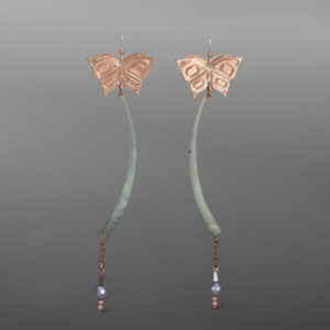 Copper Butterfly Earrings JY17