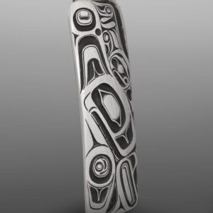 Orca Pendant
Ernest Swanson
Haida
Silver
2¾"  x 1"
$1100