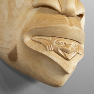 Raven and Frog Man
Eugene Alfred
Tutchone/Tlingit
Birch
11" x 7" x 5"
$5200