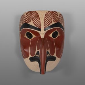 Young Eagle Mask
David A Boxley
Tsimshian
Alder, paint
8” x 6” x 5”
$3600
