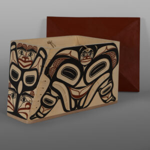 Killerwhale Canoe Box
David Boxley
Tsimshian
14" x 10½" x 11"
$7,400