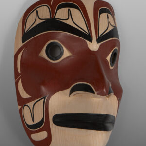 Łagyigyet – Ancestor Mask
David Boxley
Tsimshian
Alder, paint
9 ½” x 6 ¾” x 4 ½”
3,800
