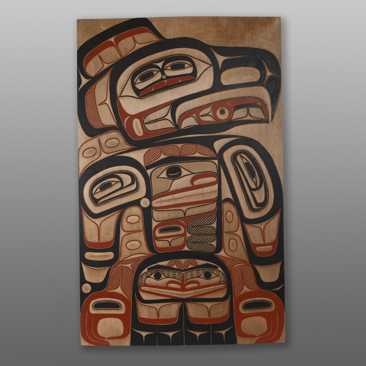 Great Eagle Panel
David Boxley
Tsimshian
Red cedar, paint
52" x 32"
$8,800