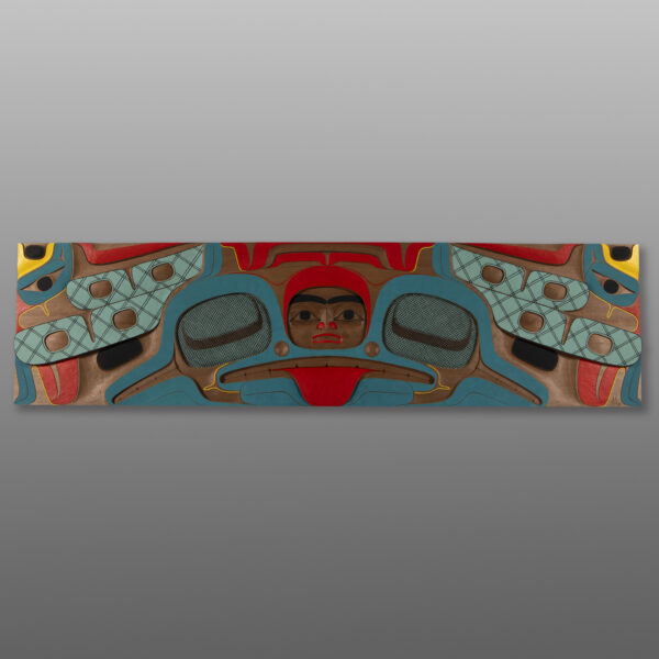 Dragonfly Panel
Jay Simeon
Haida
Red cedar, paint
70" x 18" x 2"Panel Show 2025