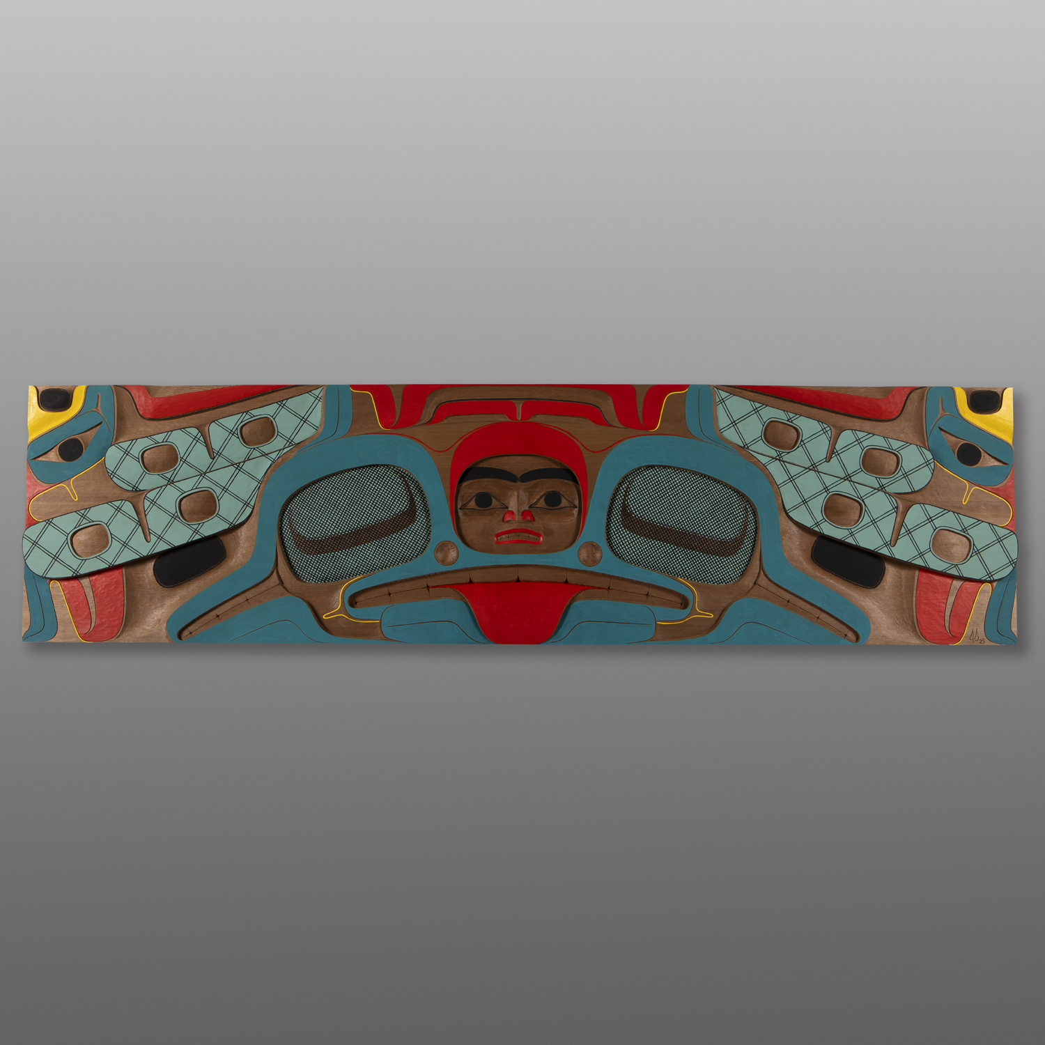 Dragonfly Panel
Jay Simeon
Haida
Red cedar, paint
70" x 18" x 2"Panel Show 2025
