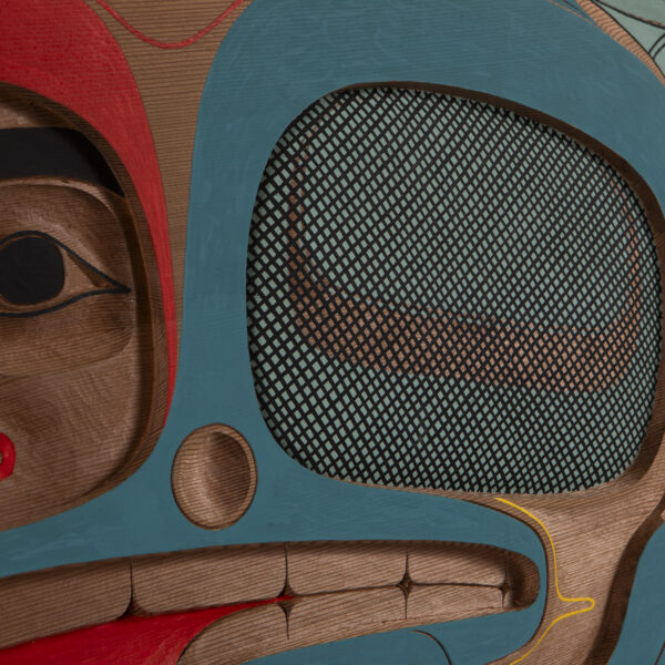 Dragonfly Panel
Jay Simeon
Haida
Red cedar, paint
70" x 18" x 2"Panel Show 2025