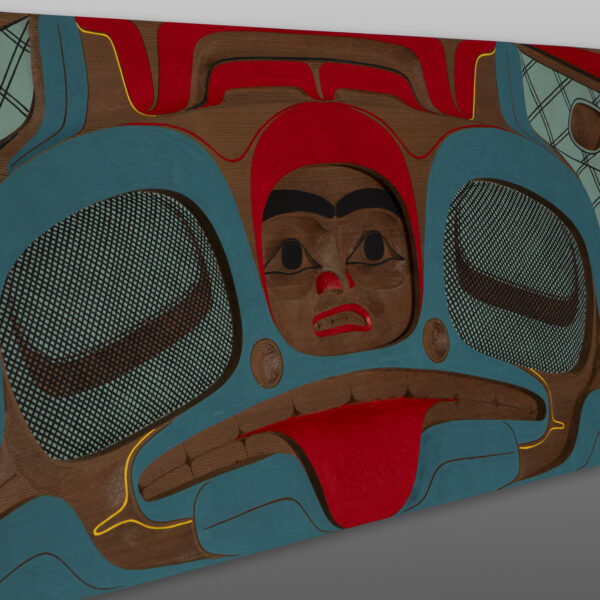 Dragonfly Panel
Jay Simeon
Haida
Red cedar, paint
70" x 18" x 2"Panel Show 2025