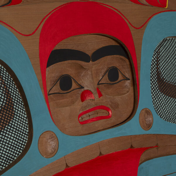 Dragonfly Panel
Jay Simeon
Haida
Red cedar, paint
70" x 18" x 2"Panel Show 2025