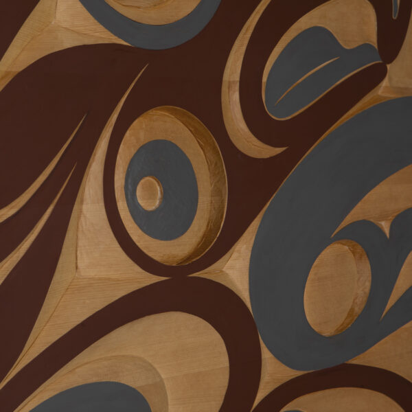 Skokomish Eagle Panel
Andy Peterson
Coast Salish
Yellow cedar, paint
36" dia. x 1½”
Panel Show 2025