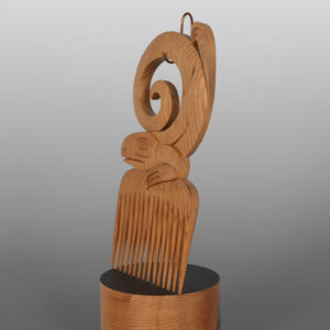 Salamander Comb
Dean Hunt
Hielstuk
Yew wood, copper
6" x 3" x ½” (with base 8" x 3" x 3")
1,800