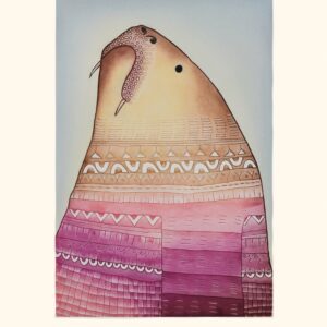 Kakkinilik (One with Tattoos)Ningiukulu Teevee
InuitEtching & Aquatint
31 ½” x 24”80.3 x 61.3 cm$1200