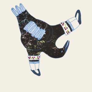 Kamikkallalii (One with Short Boots) Ningiukulu Teevee
InuitLithograph
14” x 11”35.5 x 28 cm450