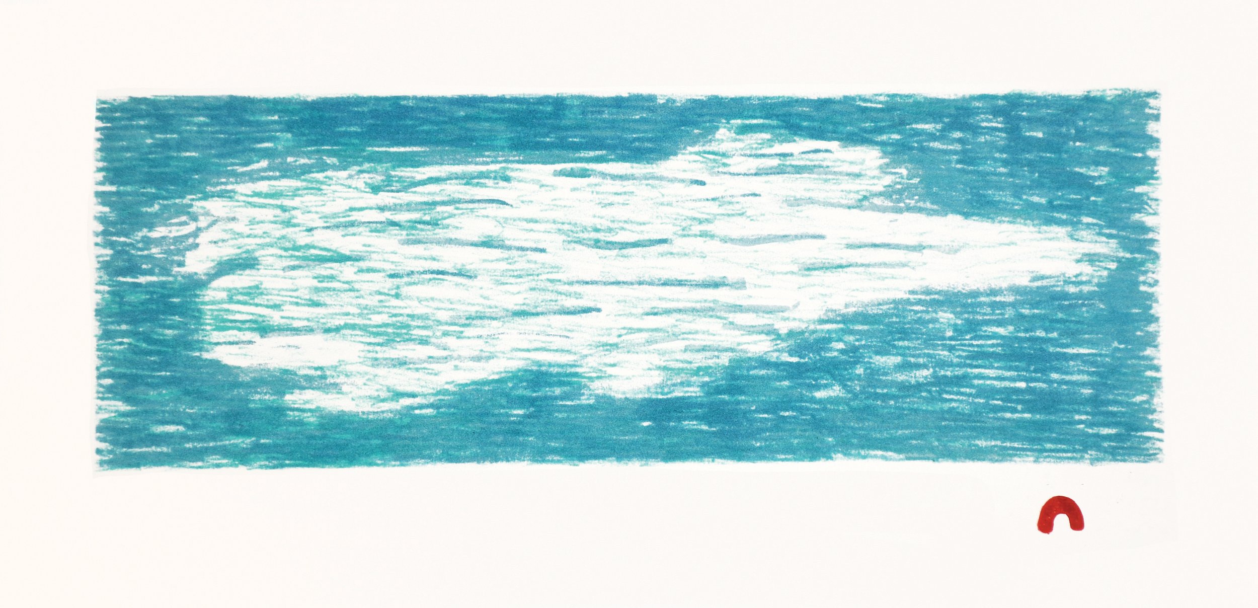 Aqquamajuq (Surfacing)Ningiukulu Teevee
InuitLithograph
6 ¼” x 13 ¼”16 x 33.4 cm225