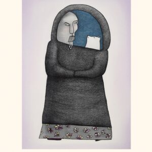 Nanurmik Tiguaqtuq (Adopted Bear Cub)Ningiukulu Teevee
InuitEtching & Chine Collé
29 ¾” x 22 ¼”75.6 x 56.7 cm750