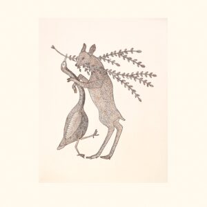 Spring Companions Qavavau Manumie
InuitEtching & Aquatint
26 ¾” x 22 ¼”68.2 x 57 cm600