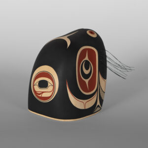 Seal Mother
Rod Smith
Oweekeno
Basswood, acrylic, paint
9" x 7" x 6"
1,100