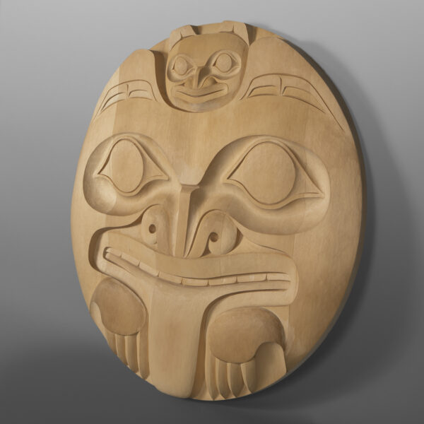 Bear Mother Panel
Ernest Swanson
Haida
Yellow cedar
23½” x 1½”
Panel Show 2025