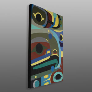 Abundance
Steve Smith - Dla'kwagila
Oweekeno
Acrylic on birch panel
24" x 36"
5,800