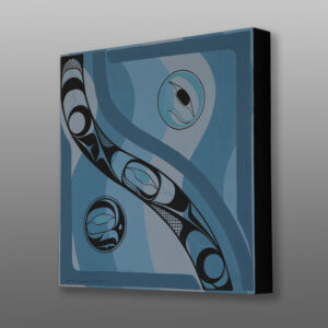 Blue Depth
Rod Smith - Thaelkualis
Oweekeno
Acrylic on birch panel
12" x 12"
900