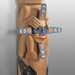 Raven Brings the Sun Totem Pole
David Boxley
Tsimshian
Red cedar, paint
108" x 34" x 20"
38,500