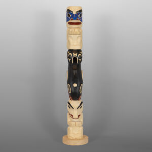 Killer Whale Clan TotemDavid A Boxley
TsimshianYellow & red cedar, paint
25" x 7" x 3½"7,200