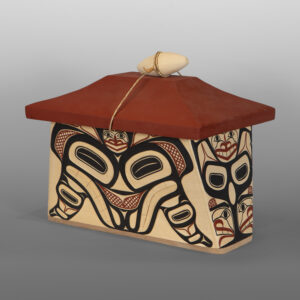 Killerwhale Canoe Box
David Boxley
Tsimshian
14" x 10½" x 11"
$7,400