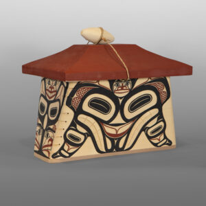 Killerwhale Canoe Box
David Boxley
Tsimshian
14" x 10½" x 11"
$7,400