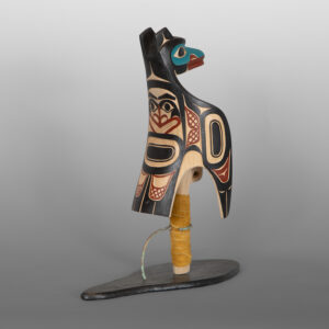 Raven RattleDavid A Boxley
TsimshianRed cedar, paint
12” x 4 ½” x 4”3,500
