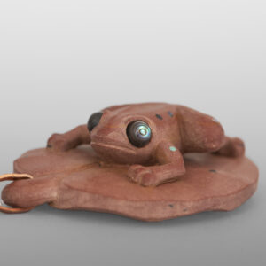 Tree Frog Pendant
Gary Olver
Woodland Cree
Catlinite, abalone
2" x 1¼” x ½”
1400