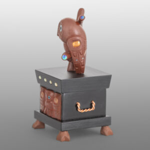 Great Northern Owl Box
Gary Olver
Woodland Cree
Argillite, catlinite, abalone, copper
3½” x 1¾” x 1¾"
6500