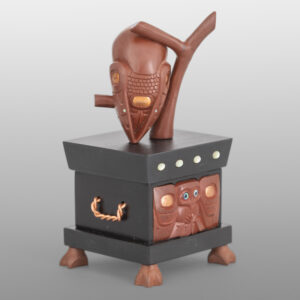 Great Northern Owl Box
Gary Olver
Woodland Cree
Argillite, catlinite, abalone, copper
3½” x 1¾” x 1¾"
6500