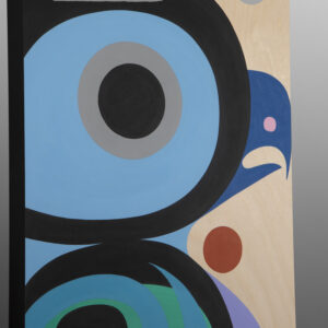 Baby Eagle
Steve Smith - Dla'kwagila
Oweekeno
Acrylic on birch panel
24" x 12" x 1½”
1400