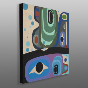 Family
Steve Smith - Dla'kwagila
Oweekeno
Acrylic on birch panel
24" x 24"
3,200