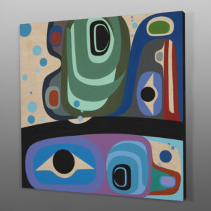 Family
Steve Smith - Dla'kwagila
Oweekeno
Acrylic on birch panel
24" x 24"
3,200